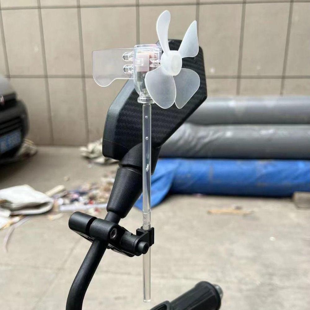 Wind Power Generation Small Windmill Mini Windmill Warning Light New Car Decorations
