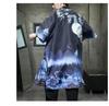 Men's Summer Jacket: Medium/Long Shirt, Loose Large Size Cardigan, Sun Protection, Chinese Style Crane Robe Cape