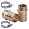 Convenient 1" Hose Attachment Set Practical 1" Hose Fitting Set with Clamps Hose Nozzle set Suitable for Various Uses