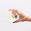 Heart Chakra Crystal Candle, Rose Quartz and Jade