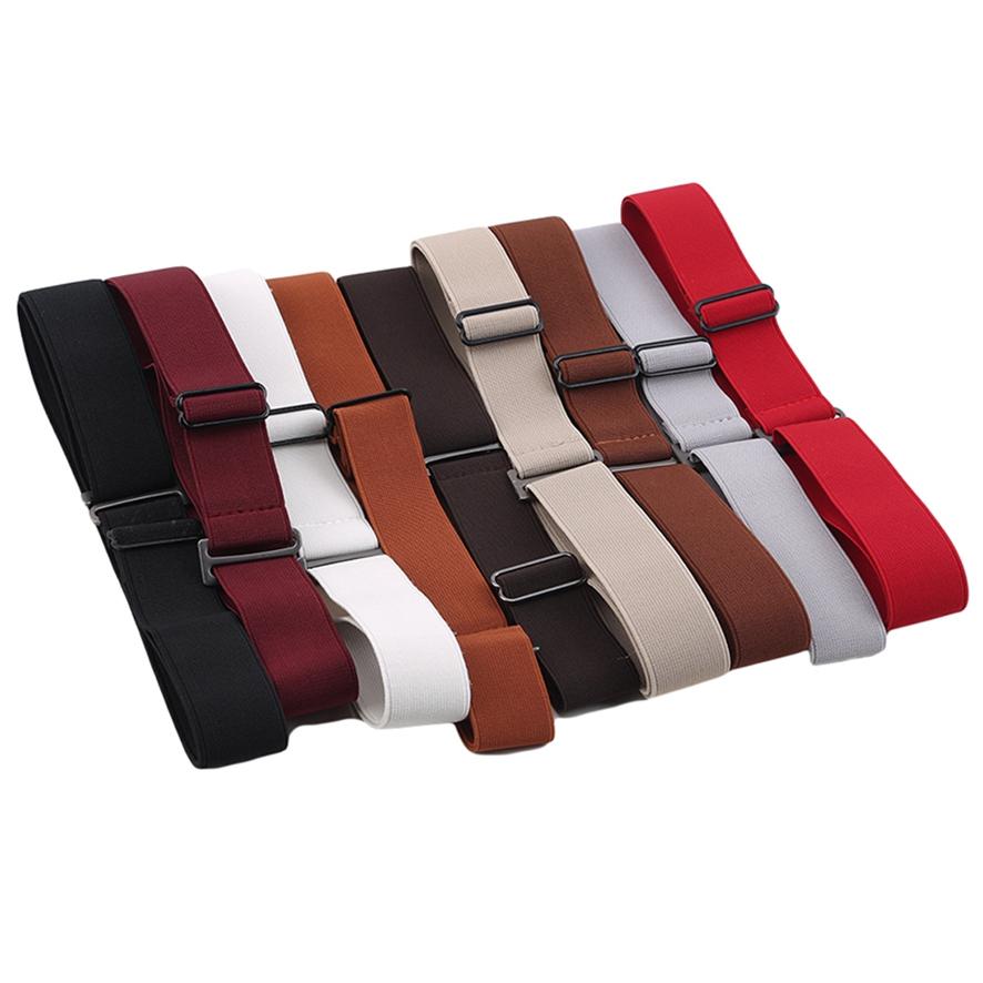 Women Fashion Adjust Slim Elastic Invisible Belt Simple Lazy Belt Fat Elastic Belt Seamless Jeans Belt