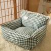 Pet Sofa Bed Removable Dog Sofa Cover Soft Pet Couch Comfortable Dog Sofa for Large Medium Small House Cats Bed