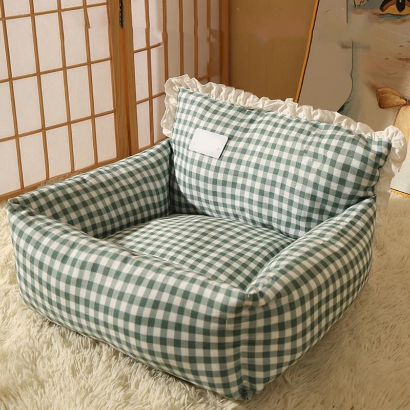 Pet Sofa Bed Removable Dog Sofa Cover Soft Pet Couch Comfortable Dog Sofa for Large Medium Small House Cats Bed