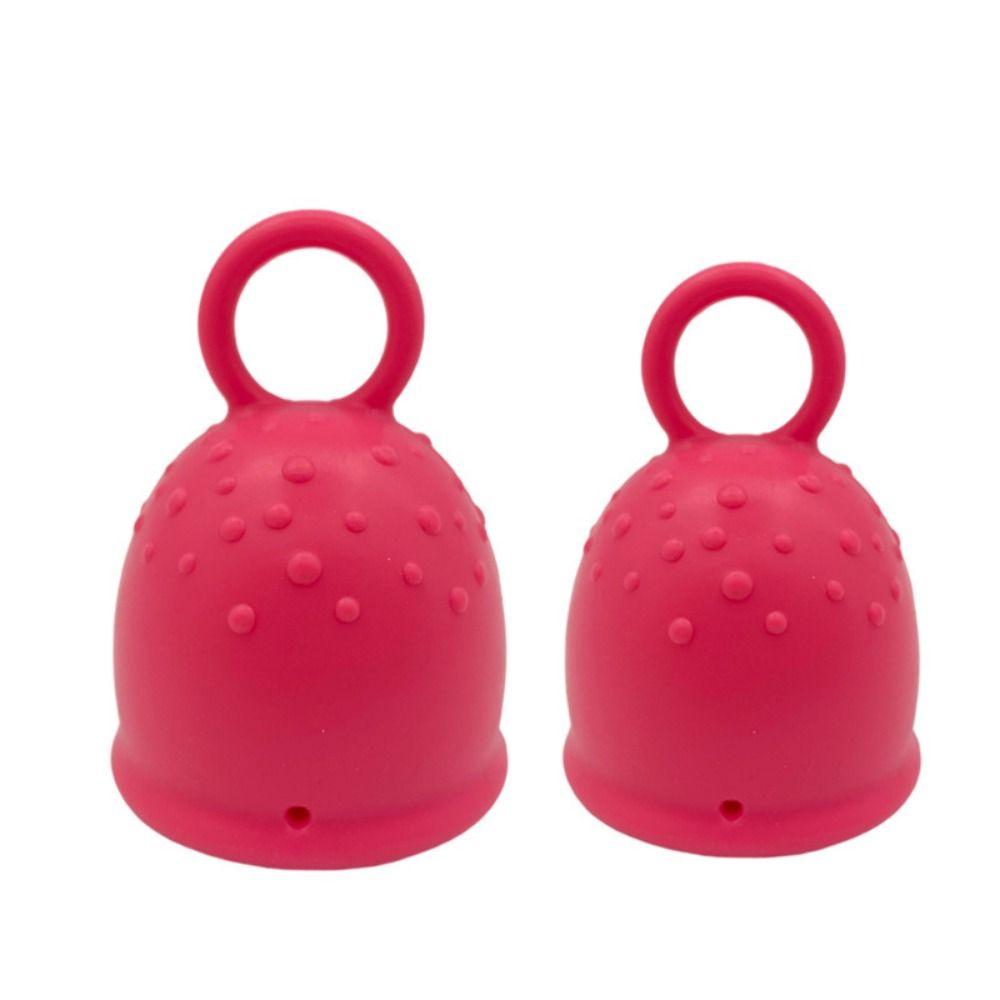 Non-Slip Silicone Menstrual Cup Leak-proof Vaginal Menstrual Collector  For Women
