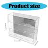 Space Saving Acrylic Sports Balls Display Stand Wall Mounted Clear Rack for 12 Slot Baseball Table Tennis Storage Box