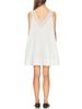 2026 European V-Neck Sleeveless Lace Patchwork Pleated Dress for Women