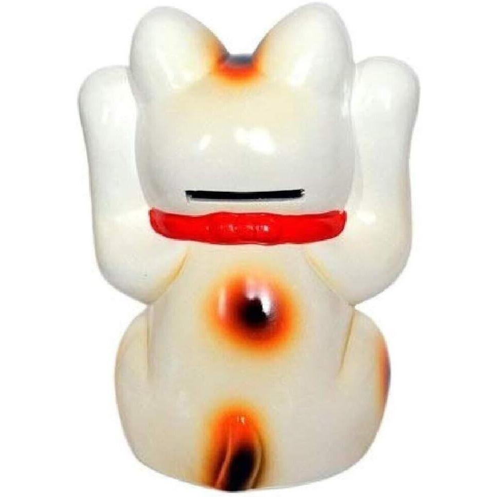 Lucky Cat Tokoname Ware Goukaku Maneki Neko 16cm Tall Made in Japan
