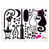 Cat Wall Sticker Cartoon Wallpaper Removable Universal Multifunctional Walls Decoration Home Decor Living Room