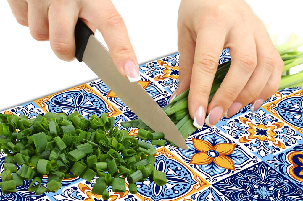 Glas-Herdplattenschutz 80x52 Mosaik