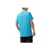 Asics Solid Color Outdoor Casual Sports Crew Neck Short Sleeve T-Shirt Men Tops Blue 2011C701-403