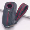 Anti Lost Silicone Keychain Lanyard for Toyota Raize Veloz Avanza Wigo Rush Calya with Keychain Honeycomb Texture Anti Scratch Car Remote Key Sleeve