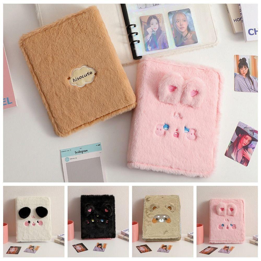 Inner Page Refill Collection Book Cover Photocard Holder Plush Binder Cover Photo Storage