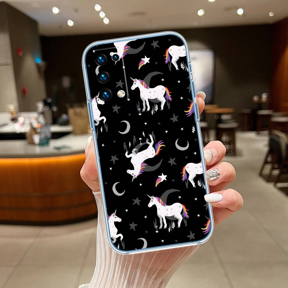 Cartoon Unicorn Phone Case for Motorola G14 G15 G24 G30 G31 G32 G34 G41 G42 G51 G52 G50 G60S G60 G62 G72 G71 G73 G84 G85 G200 E32