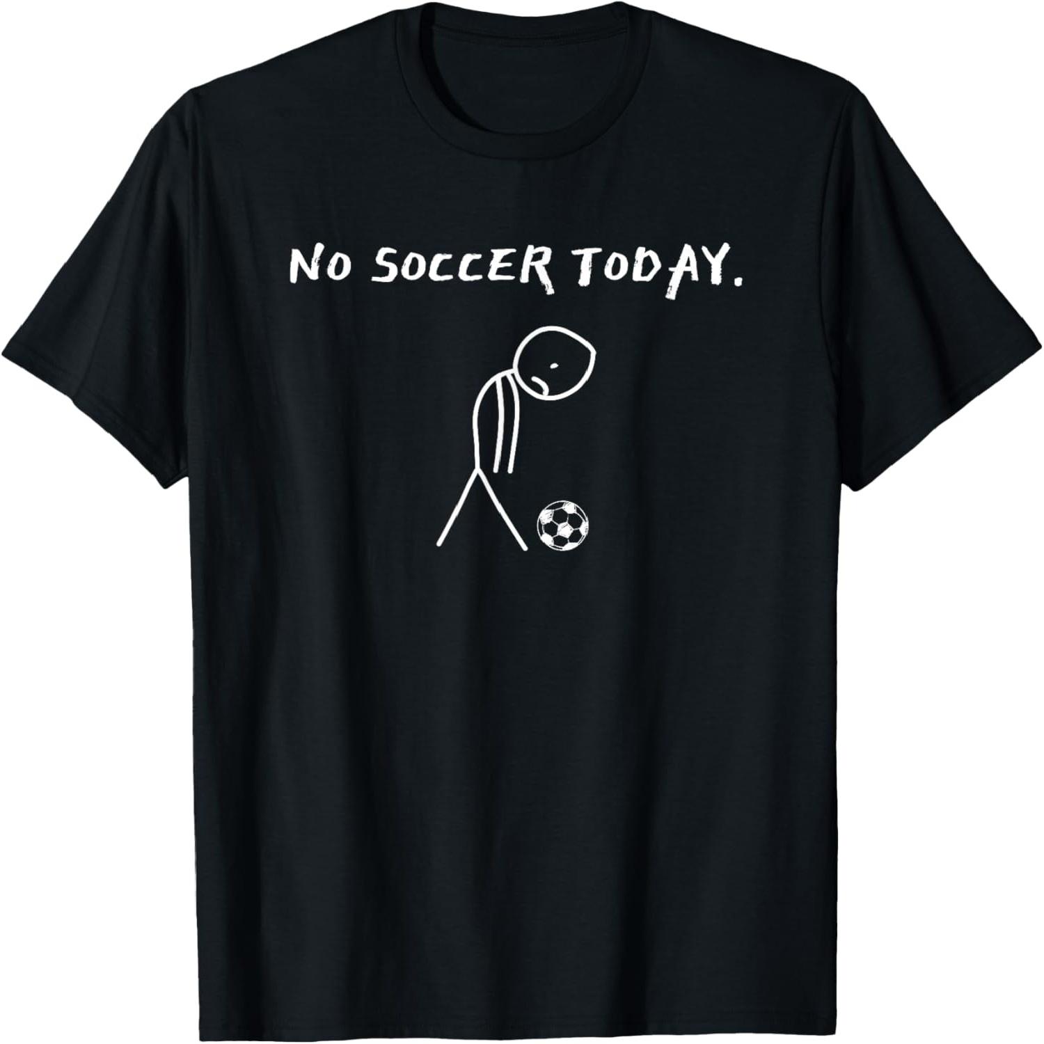 No Soccer Today Football Lovers Funny Soccer Player Fan Kids T-Shirt S разноцветный