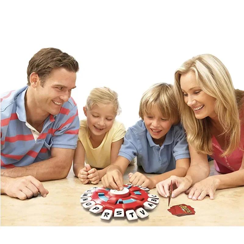 New Basta Spanish Tapple Word Game - English Tapple Crazy Games Version Quick Thinking Letter Pressing Board Toy Family Game