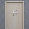 Toilet Room Sign Decorative Bathroom Sign for Hotel Bar Restaurant Mirror Wall Signo Signe De Toilette