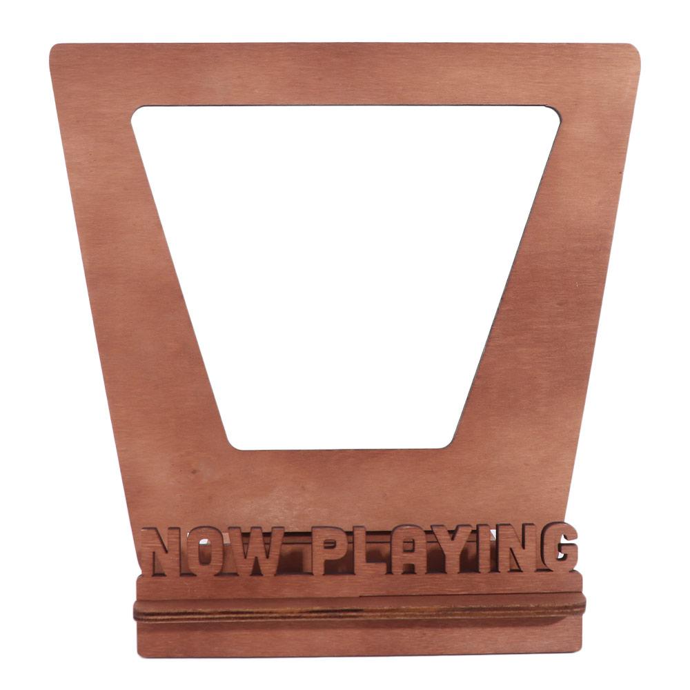 Removable Vinyl Record Stand Handmade Desktop Display Stand Wooden CD Rack  Collection Record