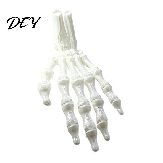 Skeleton Hand Dek Decor 3D Printed Figurine, Spooky Bone Statue for Desktop Sculpture Halloween Party, Gothic Model, Desk Figurine