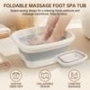 Foldable Foot Spa Massager Portable Waterproof Foot Bath Basin With Heating And Massage Function For Home Use