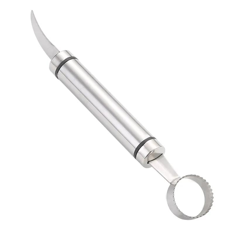 Double-end Orange Grapefruit Knife Pomegranate Fruit Cutter Stainless Steel Grapefruit Orange Peeler Fruit Opener Kitchen Gadget
