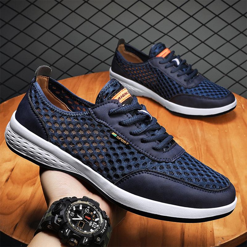 Men Shoes Casual Breathable Lightweight Sports Shoes for Men Outdoor Walking Tennis Sneakers Male Slip-on 2024