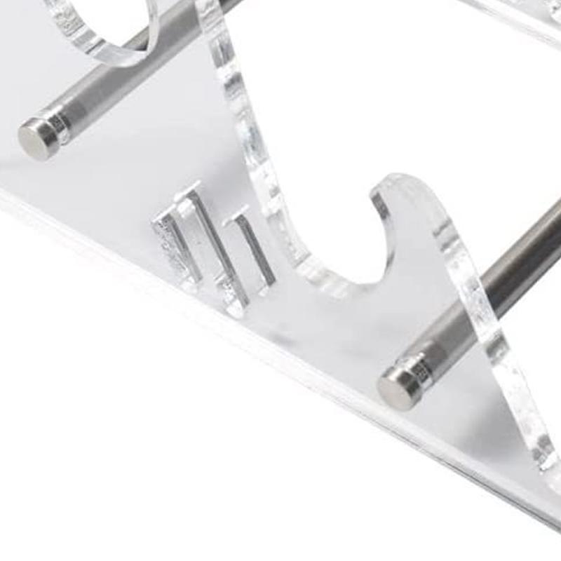 Tastatur-Aufbewahrungsständer Abnehmbarer Klarer Acryl Erhöhungsneigung Mechanischer Tastatur-Ausstellungsständer für Zuhause 3 Lagen