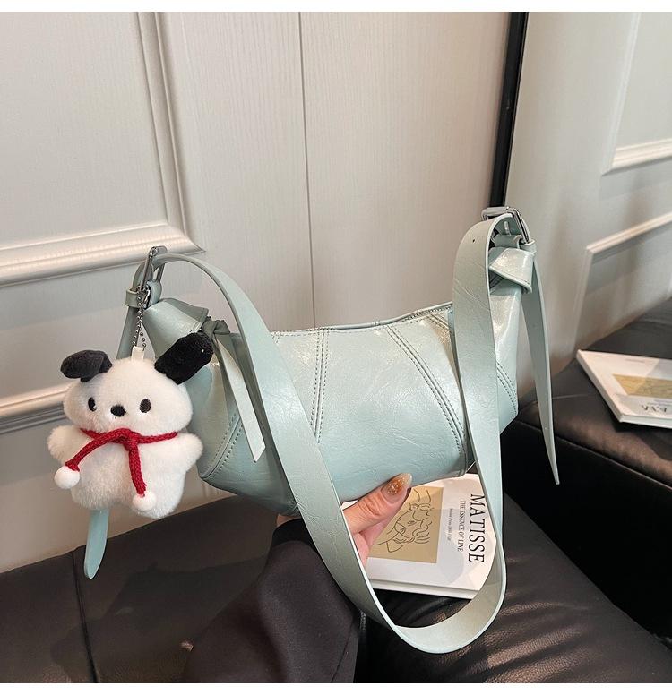 Exquisite retro croissant bag versatile dumpling bag new trendy fashion shoulder messenger women's bag