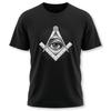 All-Seeing Eye Square and Compass T-Shirt | Esoteric Symbolism Tee