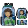 Elementary and Secondary School Students Spirited Away School Bag Hayao Miyazaki Children's Fashion Backpack Waterproof Large Capacity Backpack