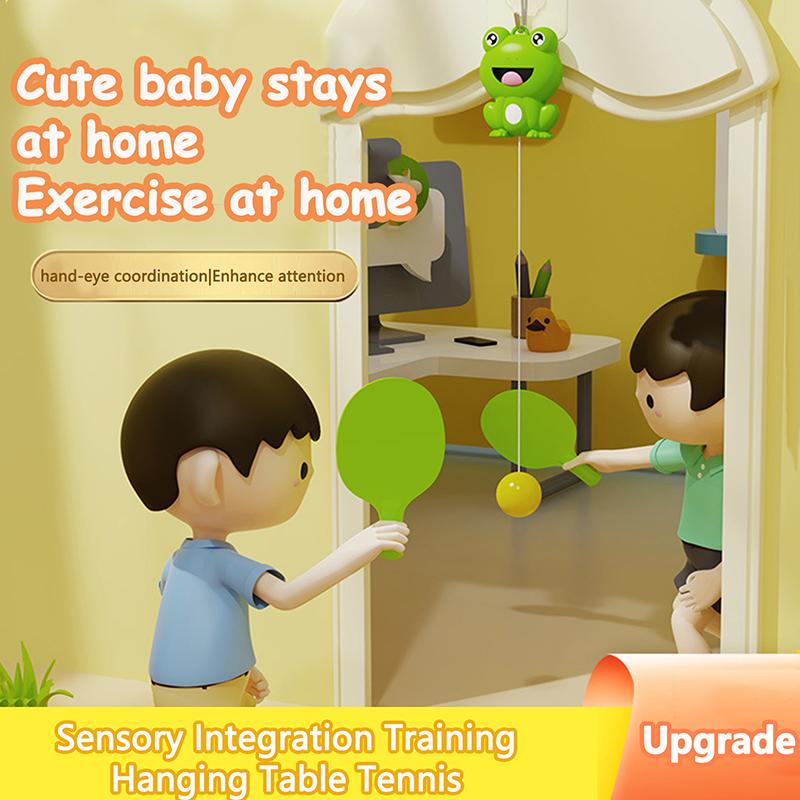 מאמן טניס שולחן תלוי לבית למשקוף דלת מאמן פינג פונג נוח למשחקי ספורט אימון משחק פנימי ילדים