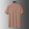 Dibenze Men's Plus Size Short Sleeve Polo Shirt