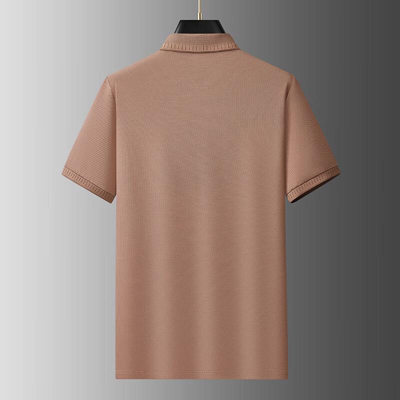 Dibenze Men's Plus Size Short Sleeve Polo Shirt