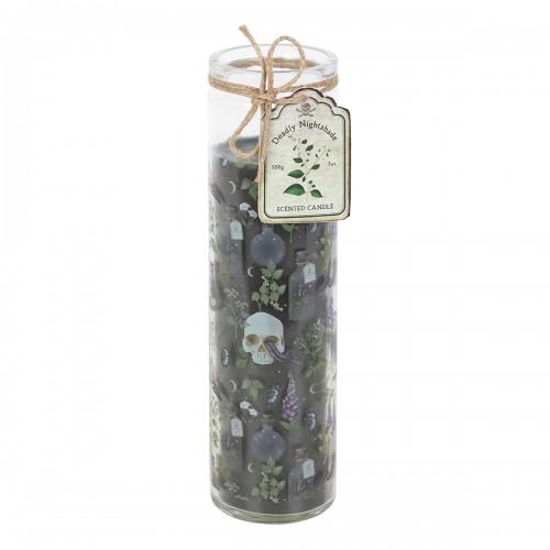 Something Different Deadly Nightshade Poisonous Plants Tube Candle nero