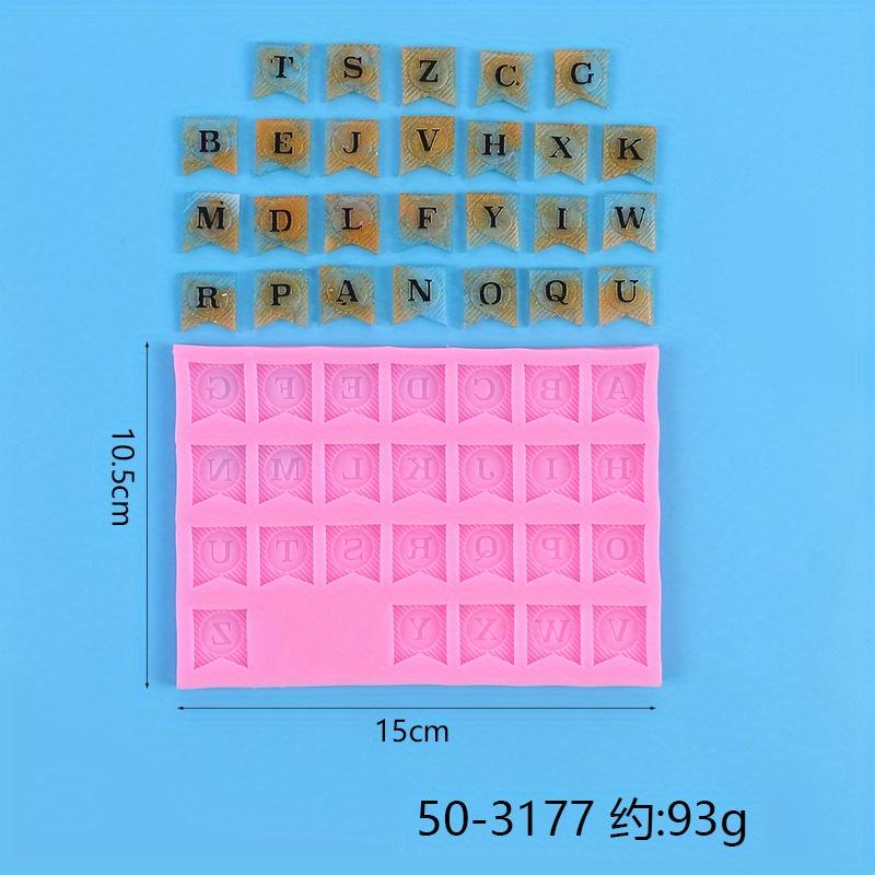 

Силиконовая форма для торта 26 букв английского алфавита, форма для шоколадного льда, поднос для конфет, инструменты для украшения своими руками 1pc