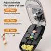 Adjustable Pill Cutter Dustproof Crusher Divider Quartering Pill Divider  for Small or Large Pills