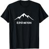 Mount Everest Himalaya Bergsteigen Outdoor Wandern T-Shirt
