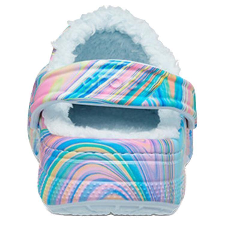 Crocs Baya Lined Print Clog Unisex Multi Blue 205975-4KV