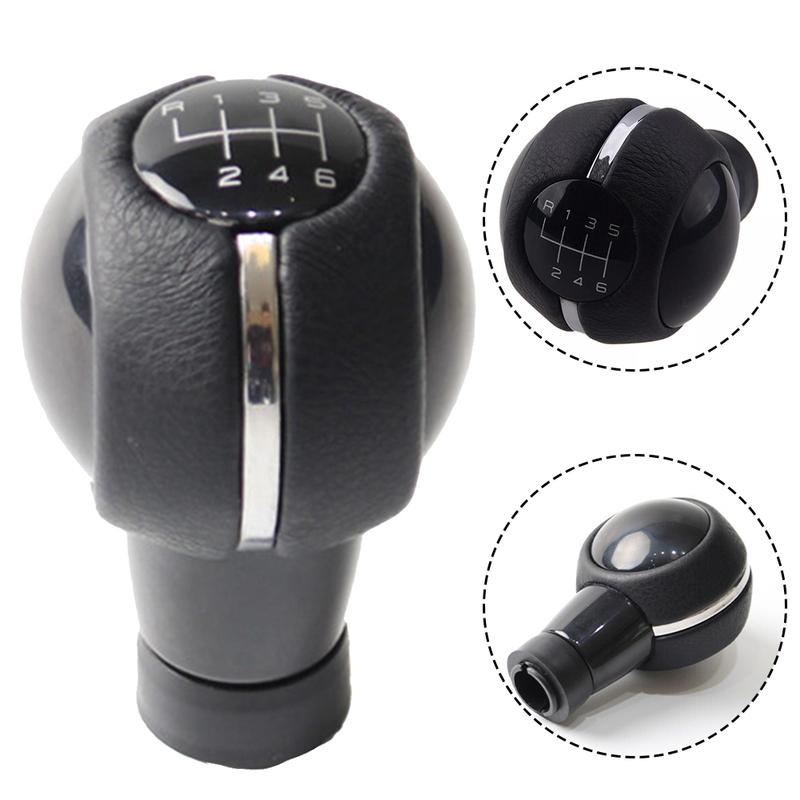 Long-lasting Performance Driving 6 Speed Gear Shift 6 Speed Shift Knob Comfortable Driving High Quality Plastic Improved Grip