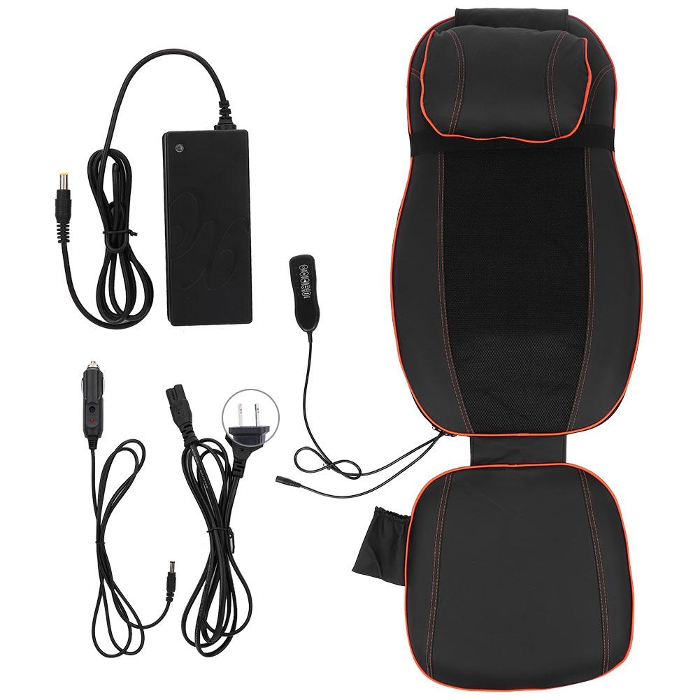 

Многофункциональная подушка для сиденья Массаж Облегчение боли в спине Массажная накладка Автомобиль Дом 100-240В Вилка США