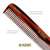 GB KENT Royal Warrant Luxury Handmade Hair 190mm Dresser Natural Smooth Fine and Coarse 9T (Kent) Holder, Comb, Comb, Fibers, Anti-Static, Hair,