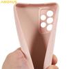 AMORUS For Samsung Galaxy A32 4G (EU Version) Case Precise Cutouts TPU Fiber Lining Shockproof Phone Cover
