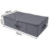 Under Bed Storage Container Closet Organizer With 3 Handles Sturdy Foldable Clothes Storage Bin Thick Fabric Blanket Storage Bag
