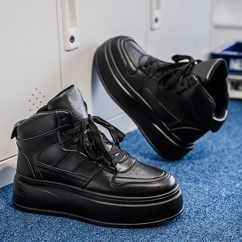 22 neue Frühjahrs- und Herbstmodelle mit dicker Sohle, atmungsaktiv, rutschfest und höhenverstellbare Freizeitsport-Muffin-Schuhe