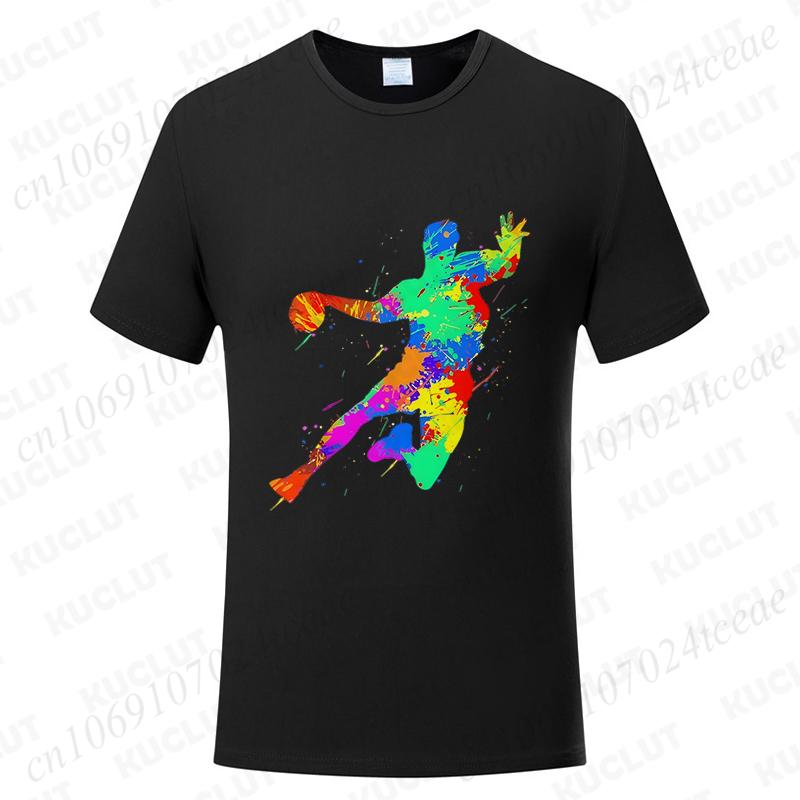 Handball Player Funny Designs Graphic Tops for Men Women T Shirts Summer ShortSleeve Tees Clothing Casual Trendy Tshirts