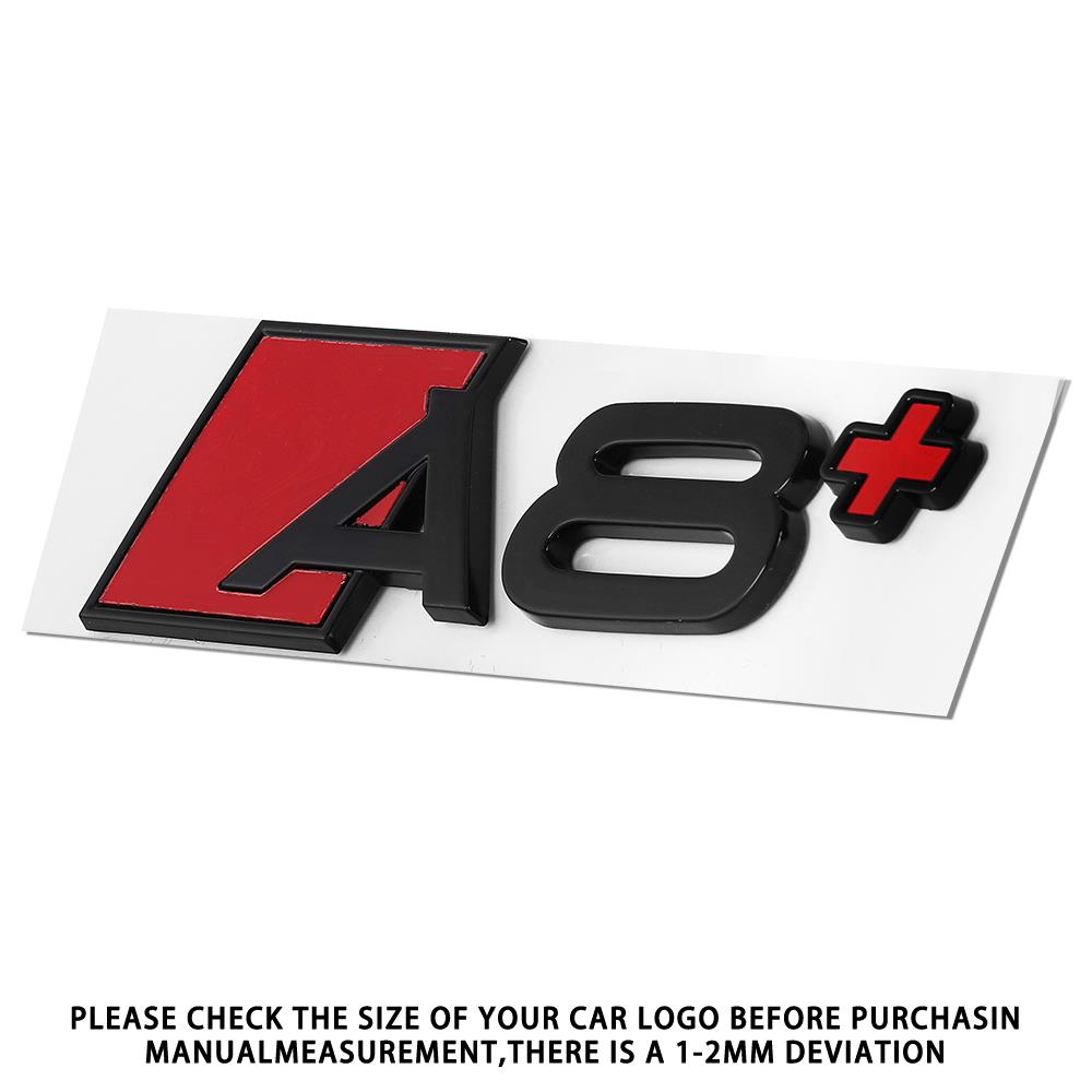 3D Car Styling Body Rear Trunk Emblem Sticker Badge Letters Decoration Decals For 78a A3 A4 A5 A6 A7 A8 Logo Auto Accessoriesa78
