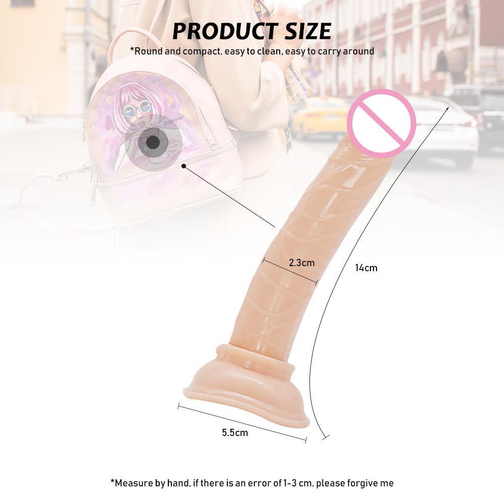 Realistic Dildo Anal Masturbator Sex Toys for Couples Skin Feeling Penis Suction Cup Penis Thrusting Dildo Phalos for Women