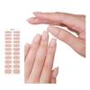 Samoprzylepne żelowe paski na paznokcie Naklejki na lakier do paznokci Półutwardzone owijki na lakier do paznokci