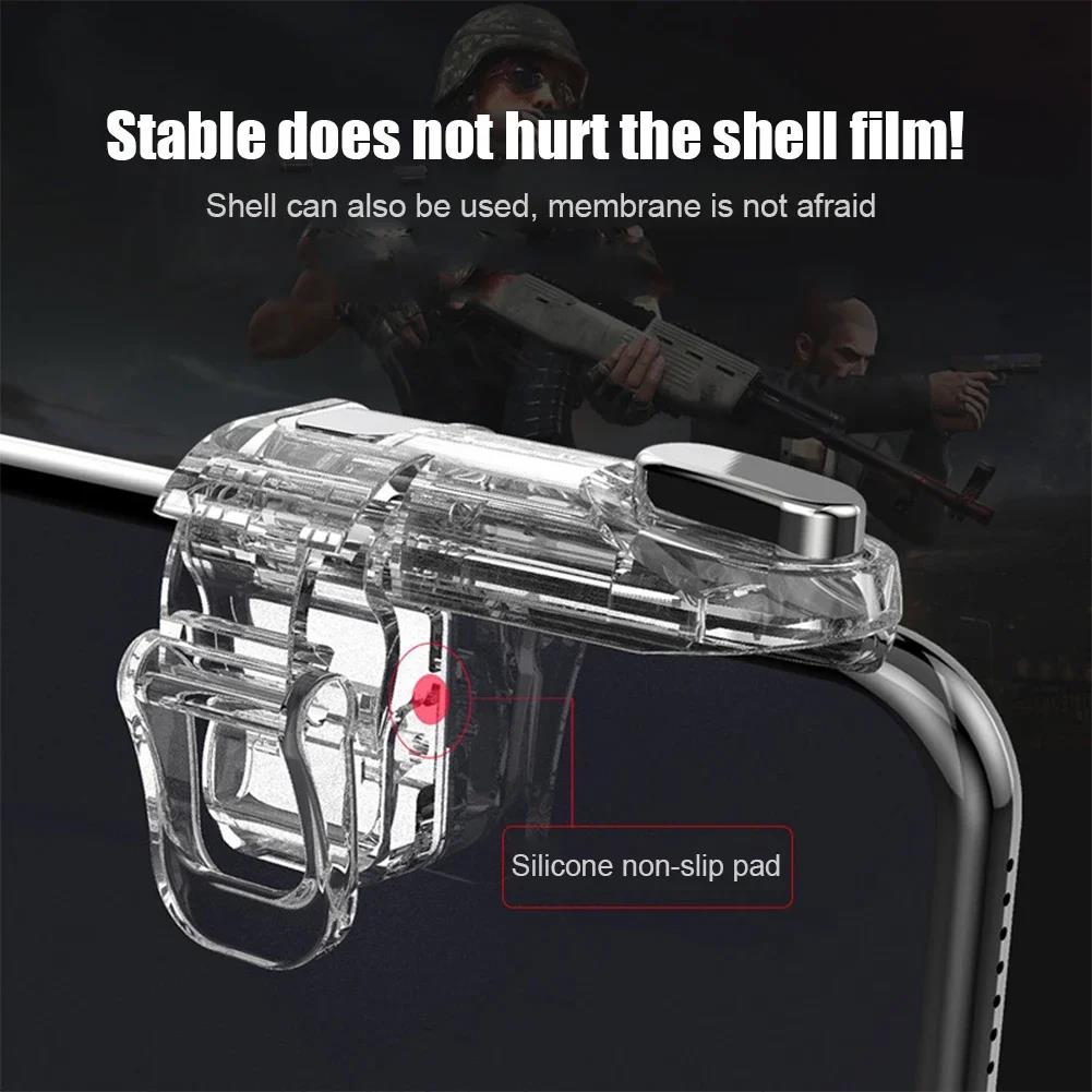 Mobile Phone PUBG Joystick Gaming Grip Trigger Game Holder Fire Button Controller Gamepad for PUBG Gaming Accessories 5