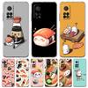 Phone Case For Xiaomi 14 15 13 14T 13T 12T 11T Pro 12 11 Lite Poco X7 X6 X5 X3 NFC F7 F6 Soft Clear Cover Cute Cartoon Sushi