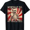 Skelett Zählreim Schlecht Aber Total Entspannt T-Shirt
